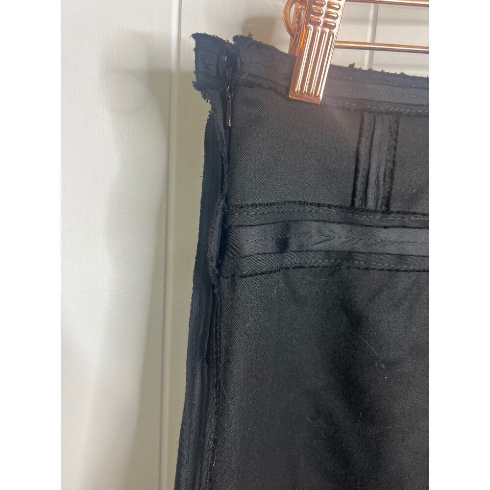 Robert Rodriguez Black Fully Lined Raw Seam Pencil Skirt Size 4 - Picture 4 of 9